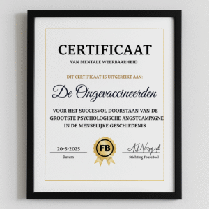 Certificaat van Mentale Weerbaarheid